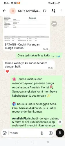 Testimonial Papan Bunga modernland